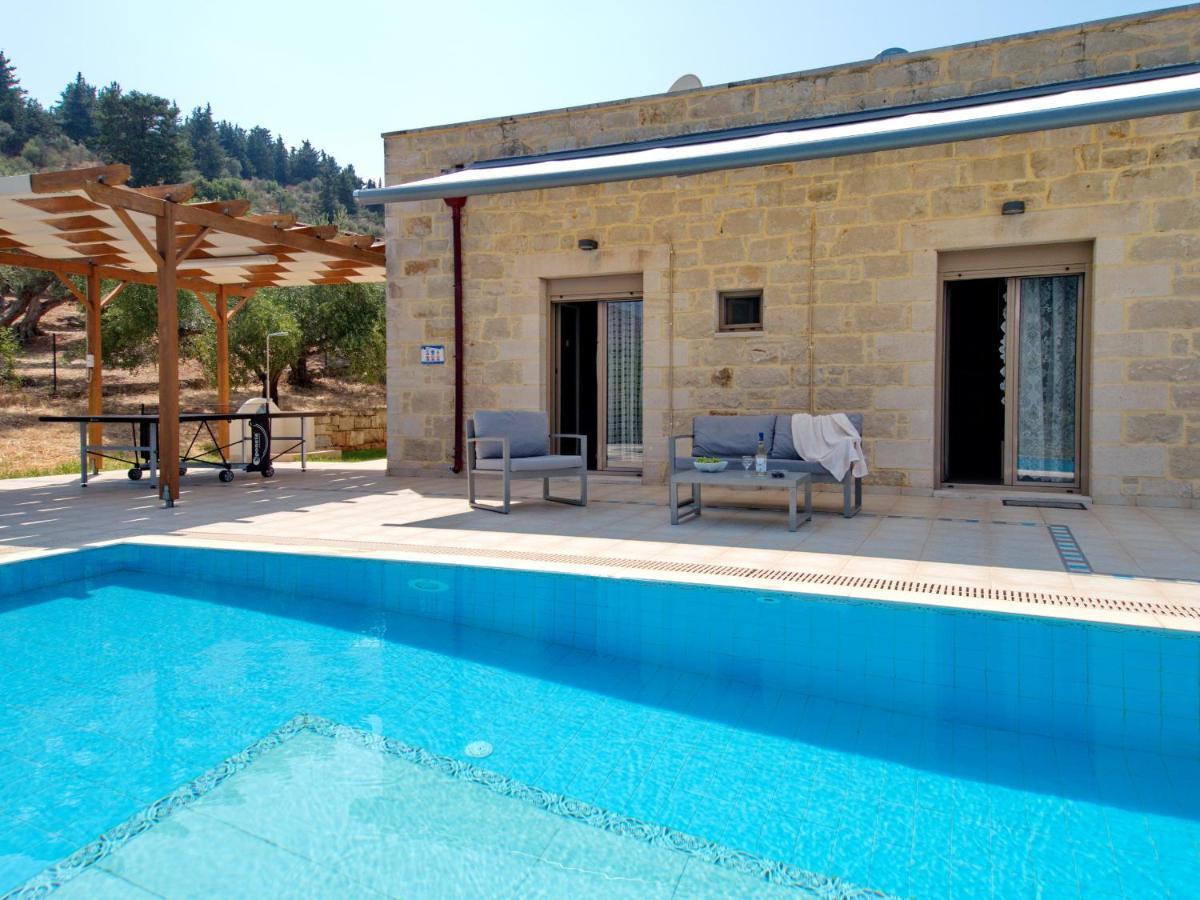 Villa Olivia With Pool Vrises Crete Alikampos Exterior photo